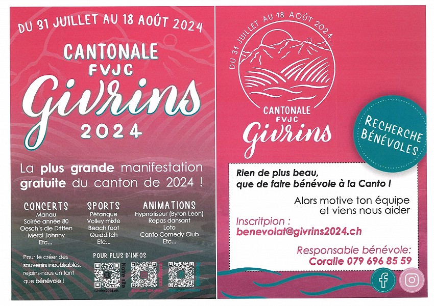 Cantonale FVJC Givrins 2024