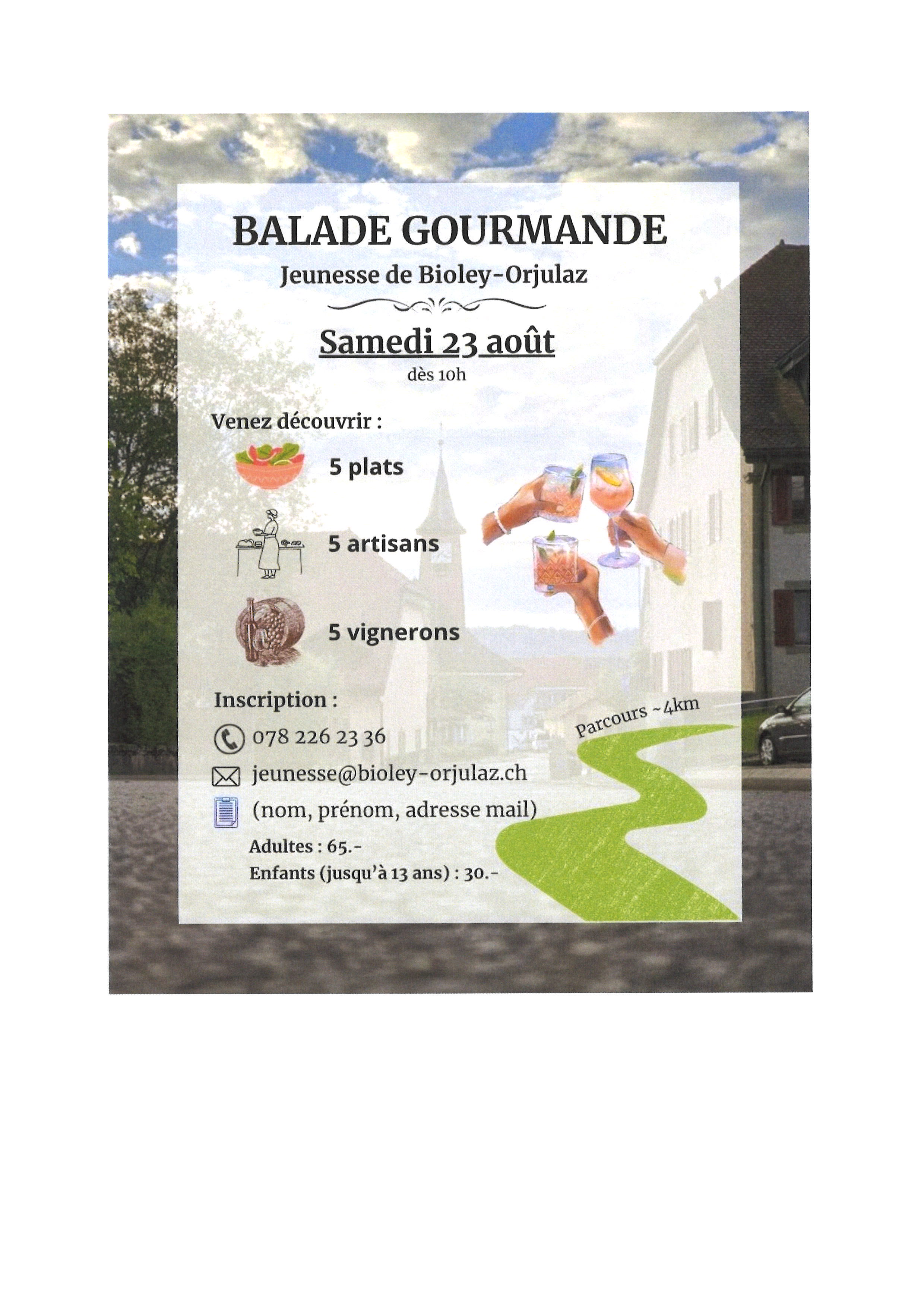 Balade Gourmande du samedi 23 août 2025